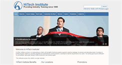 Desktop Screenshot of htinstitute.com