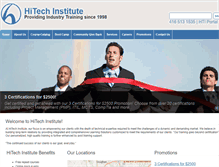 Tablet Screenshot of htinstitute.com